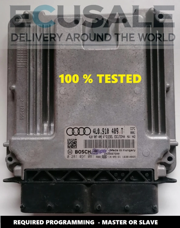 ECU Audi Q7 0281031081 4L0910409T CENTRALITA