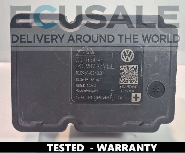 Calculateur ABS 10094103423 avec pompe 1K0614517CP, compatible avec VW Golf V VI, Audi A3, Seat Leon, Skoda Octavia
