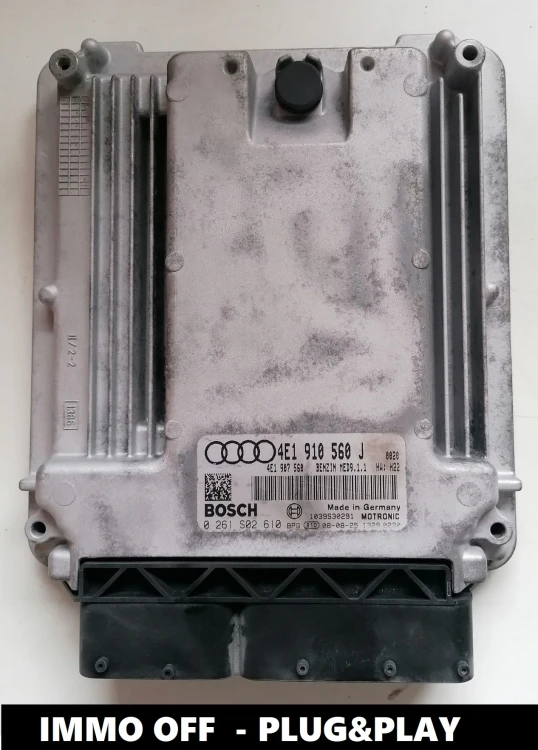 4E1910560J 0261S02610 calculateur moteur Bosch MED9.1.1 Audi A8 4.2 FSI