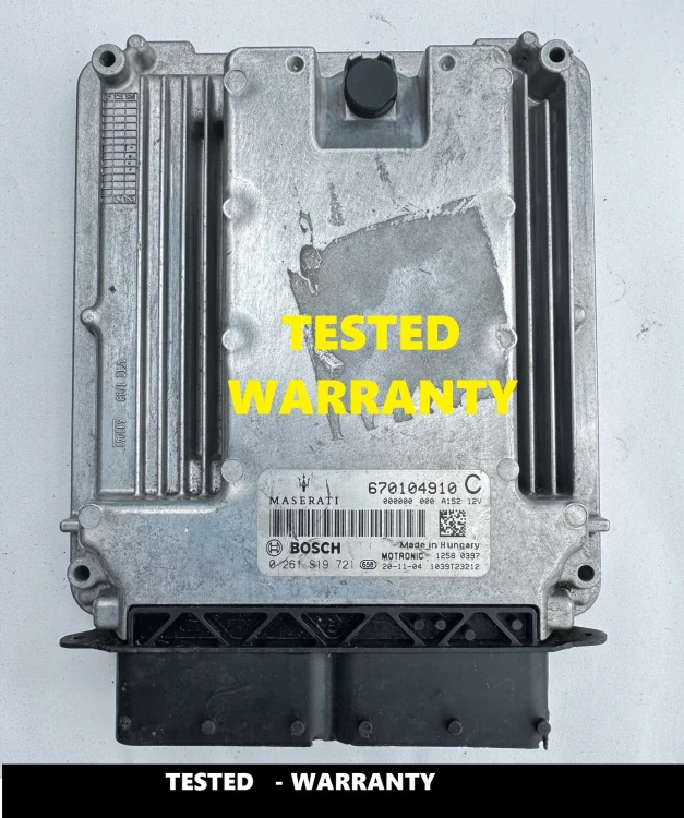 Calculateur moteur Bosch Maserati 0261S19721  ECU