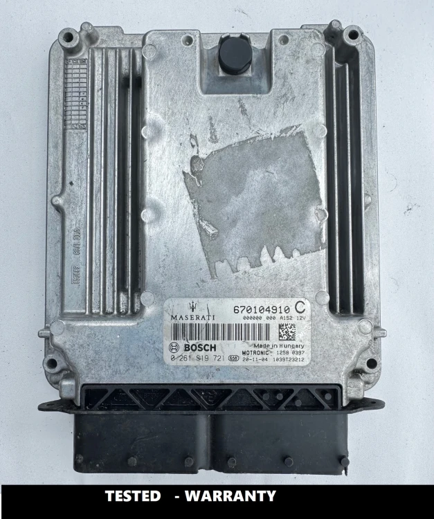 0261S19721 670104910C Calculateur moteur Bosch Maserati Levante 3.0 V6 ECU