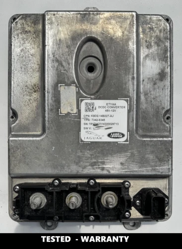 K8D2-14B227-AJ conversor DC/DC 48V–12V Land Rover MHEV