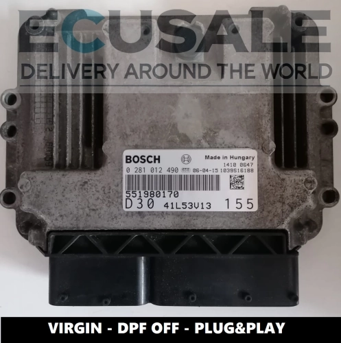 ECU 551980170 0281012490 Fiat Ducato 3.0 JTD CENTRALITA