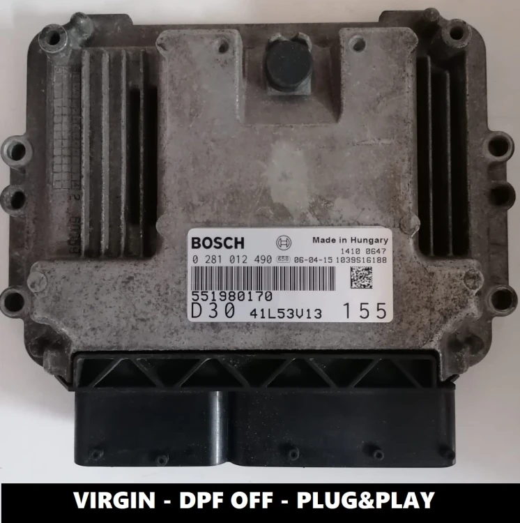 551980170 0281012490 centralina motore Bosch Fiat Ducato 3.0
