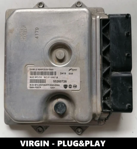 55260726 MJD 8F3.D5 Motorsteuergerät Fiat Doblo 1.3 Multijet