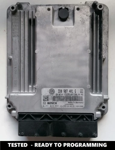 0281015893 3D0907401G calculateur moteur Bosch EDC17CP04 VW Phaeton 3.0 TDI