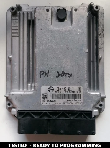 0281017398 3D0907401H Motorsteuergerät Bosch EDC17CP04 VW Phaeton 3.0 TDI