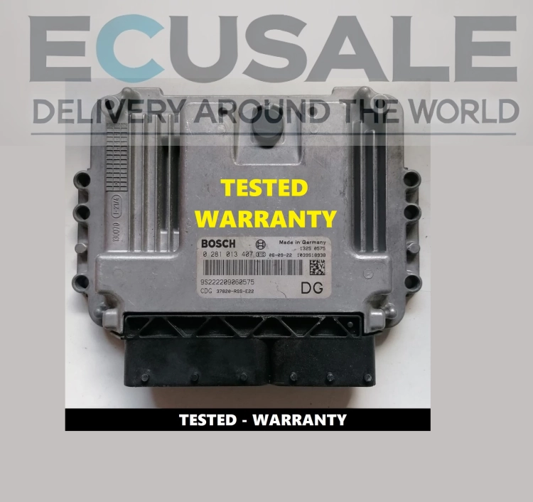 Photo du calculateur Honda Civic 2.2 i-CTDi – unité d’origine Bosch EDC16C31 avec numéro de série 9S222209060575.