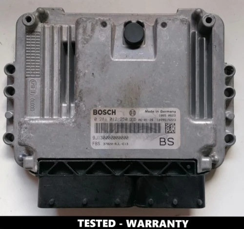 Sterownik Bosch 0281012250 – ECU Honda FR-V 2.2 diesel z numerem 37820-RJL-E13, po testach.