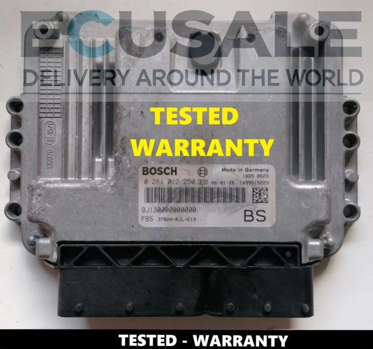 Photo du calculateur d’origine Honda FR-V 2.2 i-CTDi – Bosch EDC16C31 37820RJLE13, vérifié et prêt à l’installation.