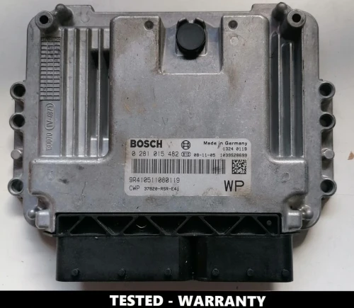 Centralina ECU Honda Civic 2.2 diesel – Bosch 0281015482, codice 37820-RSR-E41, testata e funzionante.