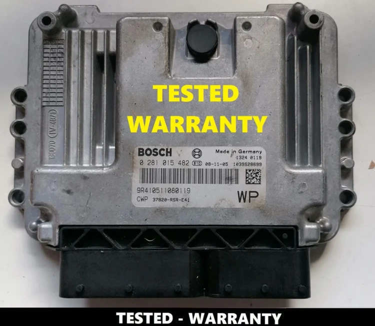 Foto della centralina Bosch EDC16C39 per Honda Civic 2.2 i-CTDi – numero di serie 9R410511080119, controllata e pronta.