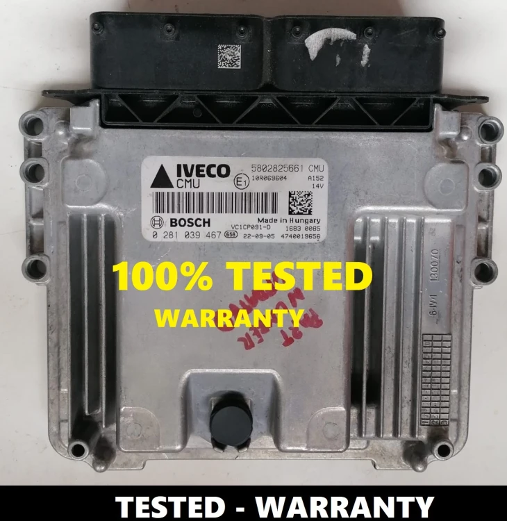 Zdjęcie ECU Bosch MD1CE101 z numerem Iveco 5802825661 – komputer z nowszego modelu ciężarówki