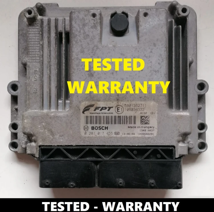 Sterownik silnika Iveco Daily 2.3 – Bosch 0281017455, numer OEM 580135271J, sprawdzony i gotowy do użytku