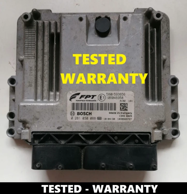 Foto della ECU Bosch 0281030088 per Iveco S-Way / Eurocargo – centralina 5801593656 testata e pronta per l'installazione