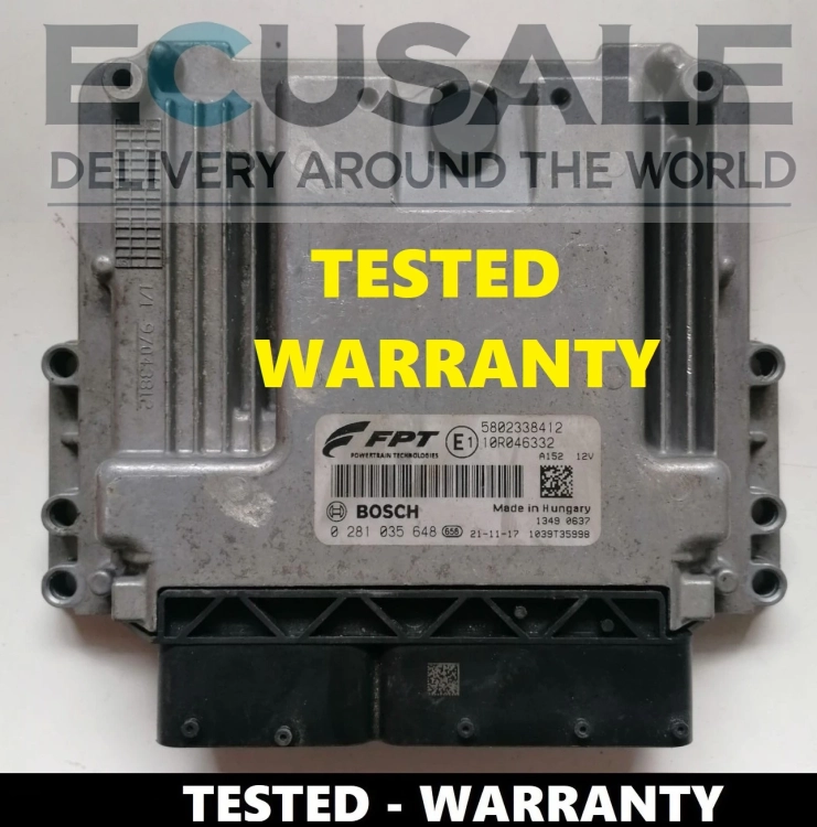 ECU Iveco Daily / Eurocargo / S-Way – Bosch 0281035648, geprüftes Steuergerät 5802338412
