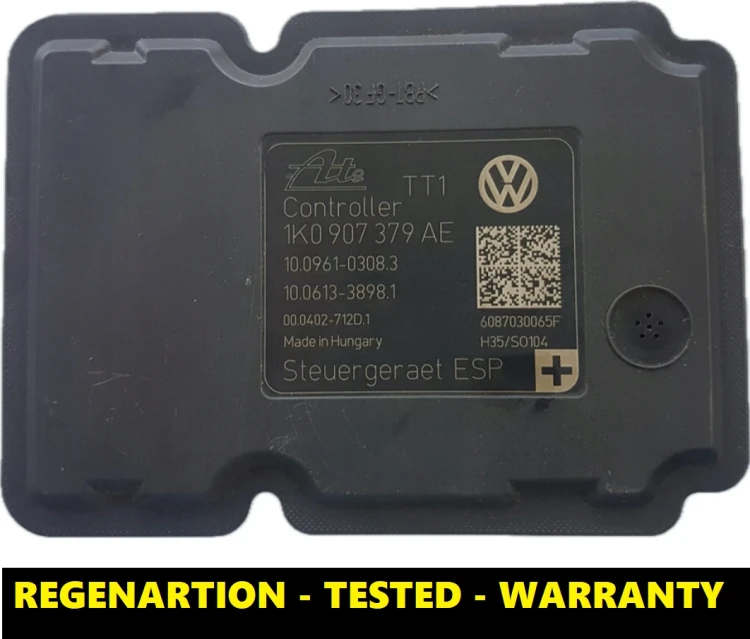 1K0614517BE 1K0907379AE pompa ABS ze sterownikiem VW Audi Seat Škoda – regenerowana