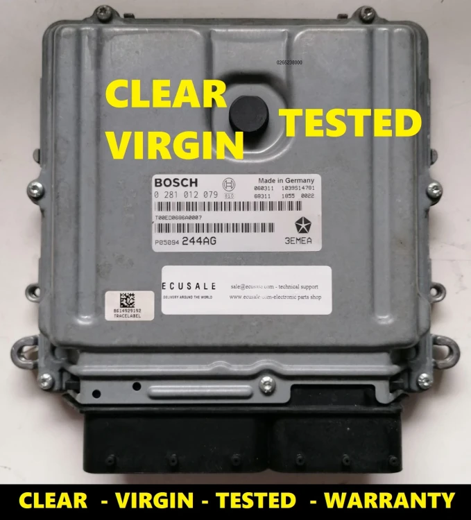 komputer silnika po testach  jeep P050942449 944AG czysty wylogowany