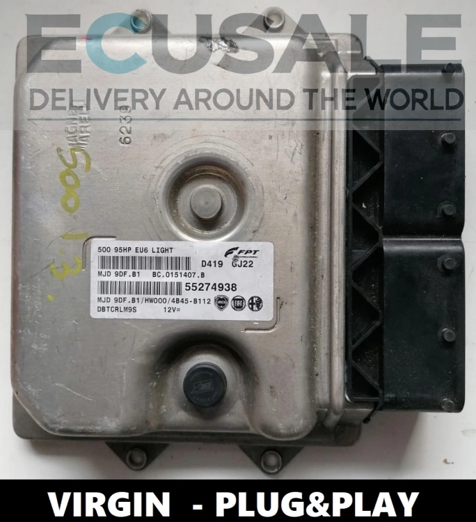 Calculateur Moteur VIRGIN Fiat 500 1.3 55274938 MJD9DF.B1