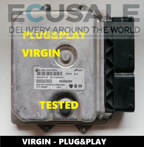 Calculateur moteur Fiat 500 1.3 Multijet 55266285 MJD8F3.X3