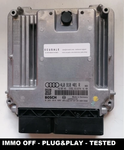 4L0910401R 0281014406 calculateur Audi Q7 3.0 TDI – IMMO OFF Plug and Play