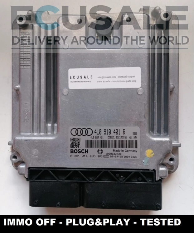 calculateur pour audi q7  0281014406 Audi-3.0 4L0910401R