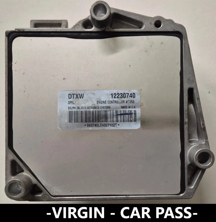 12230740 DTXW sterownik silnika Delphi MT35E Opel Astra H / Zafira B 1.6 Virgin