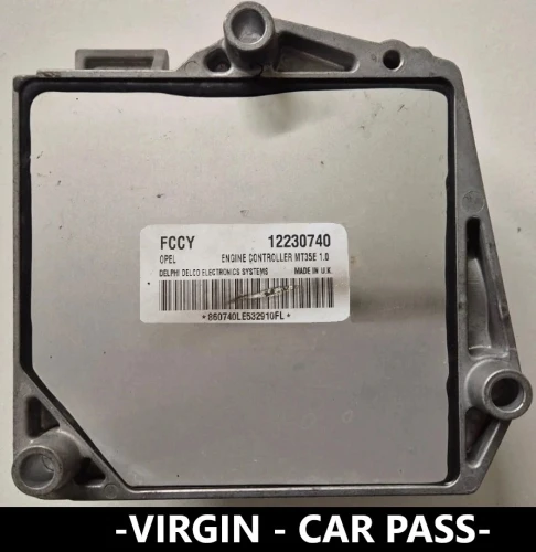 12230740 FCCY centralina motore Delphi MT35E Opel Astra H / Zafira B 1.6 Virgin