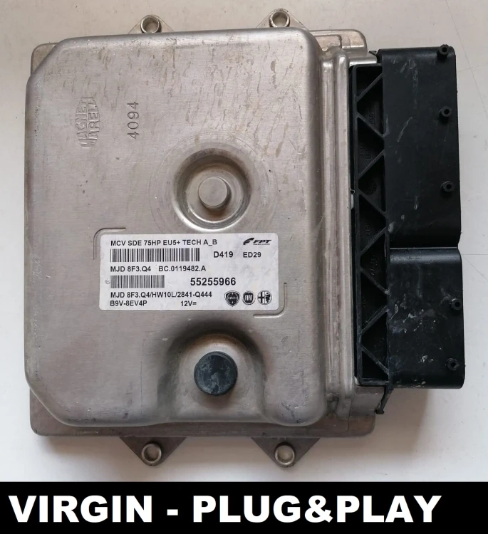 55255966 MJD 8F3.Q4 centralina motore Fiat Qubo 1.3 Multijet