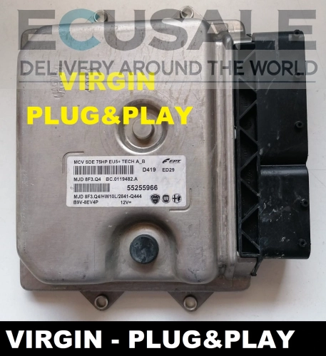 ECU 55255966 MJD8F3Q4 Plug &amp;amp;amp;Play Fiat Qubo 1.3 JTDm steuergerät