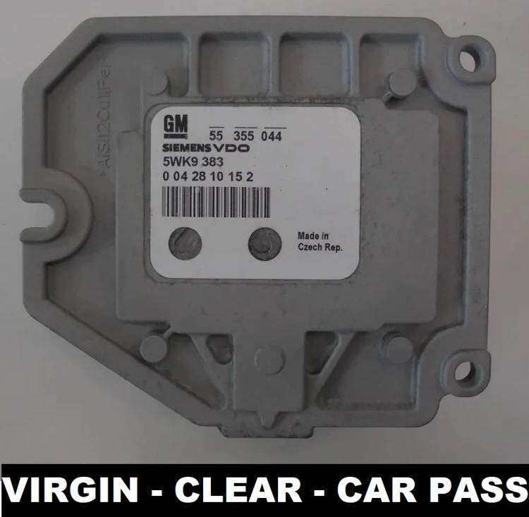 55355044 5WK9383 sterownik silnika Siemens Opel Zafira A 1.8 16V Virgin