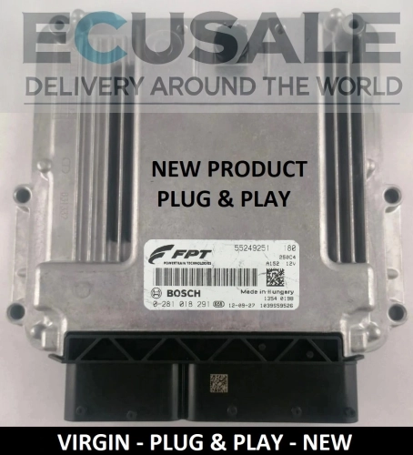 Centralita de motor nueva ECU 55249251 / 0281018291 Bosch para Fiat Ducato, Peugeot Boxer, Citroën Jumper 3.0