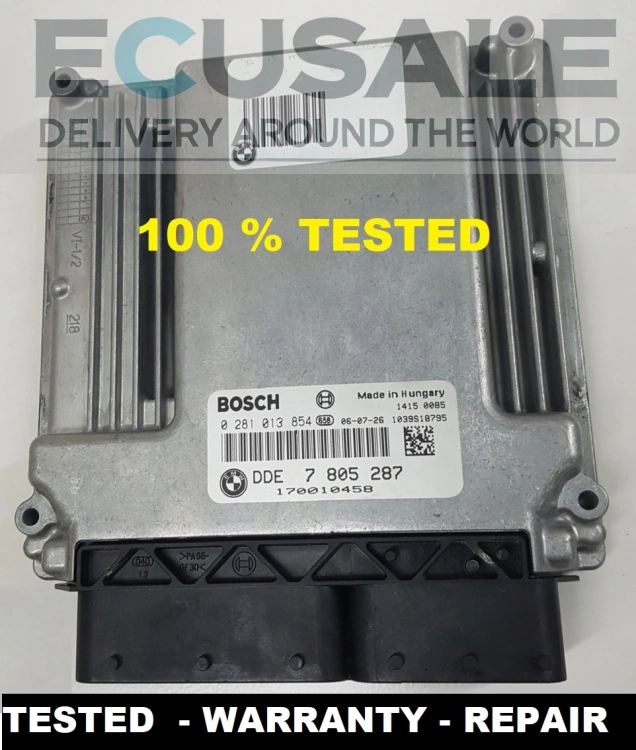 ECU  BMW DDE7805287 Bosch 0281013854 – original ECU 335D 3.0 Centralita