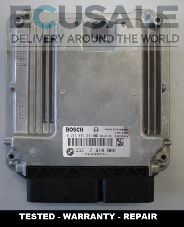 BMW X5 E70 X6 E71 3.0D ECU DDE7810980 0281015241 steuergerät
