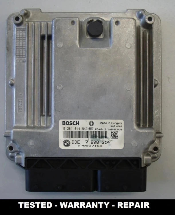 7808314 0281014543 centralina motore BMW 3.0 Diesel DDE7808314 E60 / E61 / X5 E70 / X6 E71
