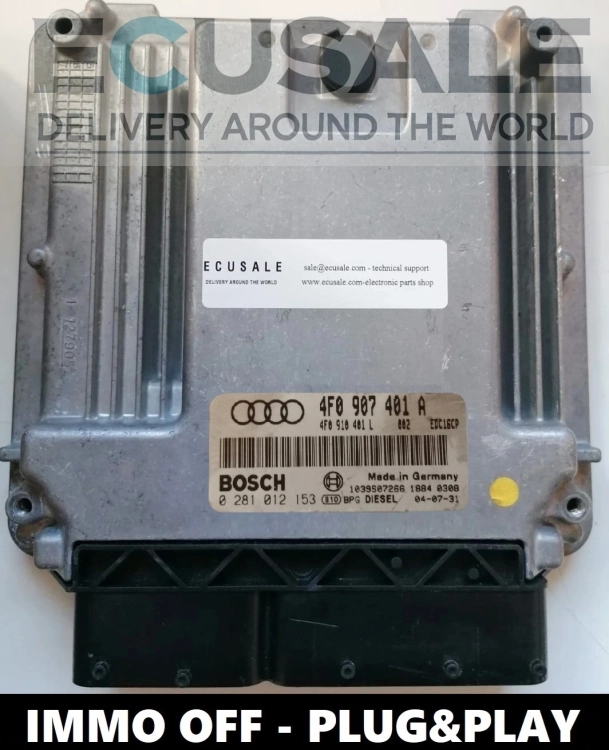 4F0907401A 0281012153 ecu A6 C6 3.0 Centralita