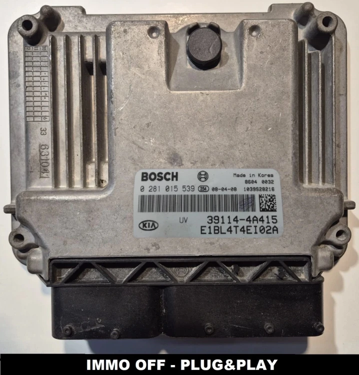 centralina motore Bosch EDC16C39 0281015539 39114-4A415 IMMO OFF do KIA Sorento 2.5 CRDi