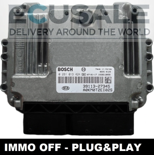 Centralita de motor Bosch EDC15C7 0281013424 39113-27345 KIA Sportage 2.0 CRDi IMMO OFF