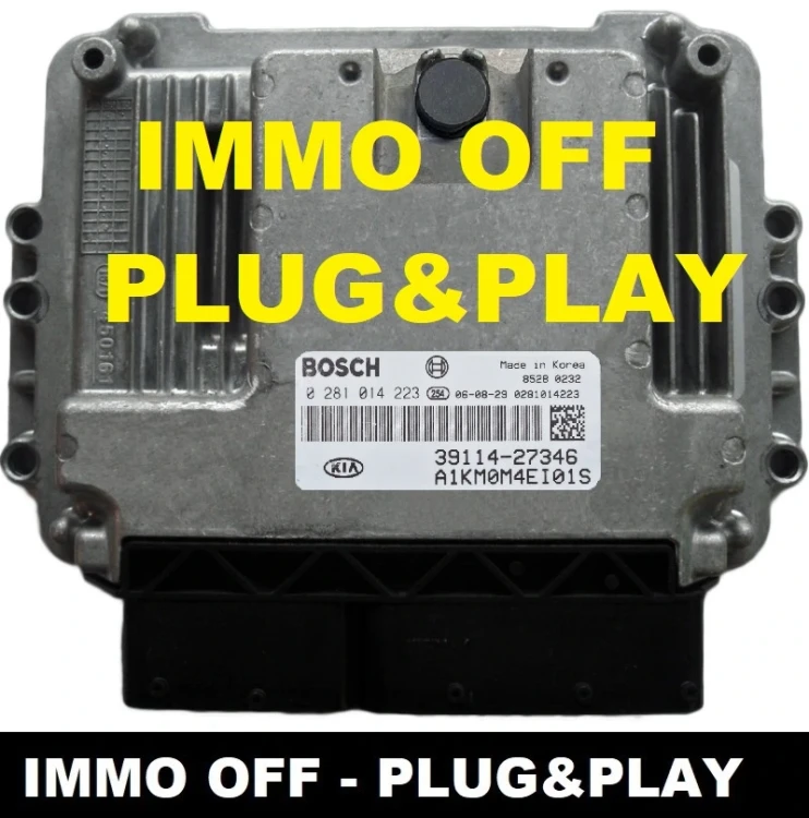 centralina motore KIA SPORTAGE 2.0 0281014223 39114-27346 - IMMO OFF