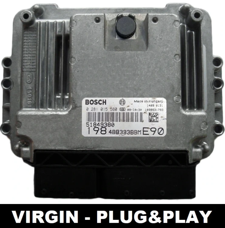 51849380 0281015560 sterownik silnika Bosch Fiat Bravo 1.6 Multijet