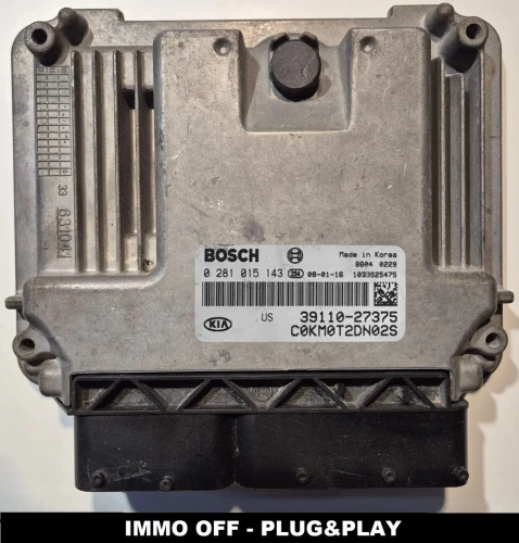 Centralina motore Bosch EDC16C39 0281015143 39110-27375 KIA Sportage 2.0 CRDi IMMO OFF