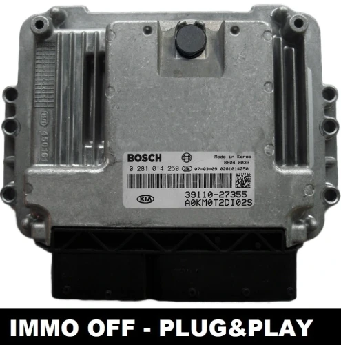 centralina motore Bosch EDC16C39 0281014250 39110-27355 KIA Sportage 2.0 CRDi IMMO OFF