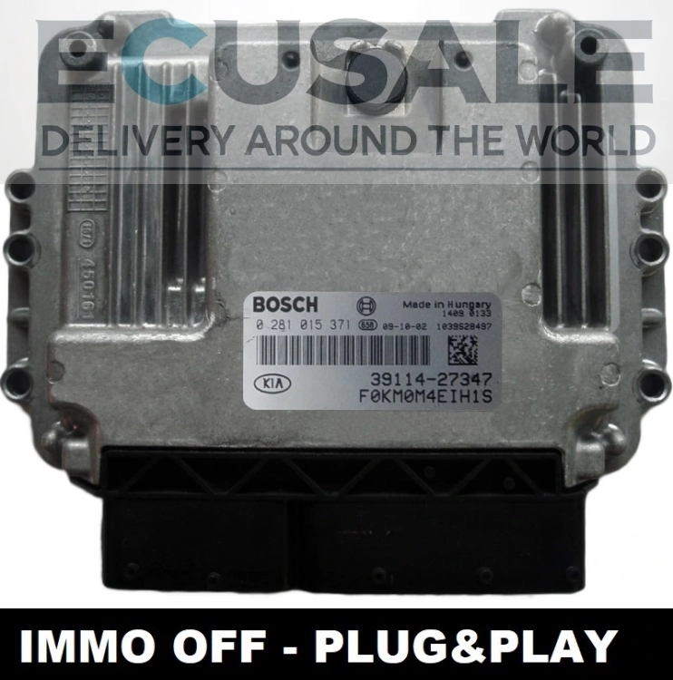 IMMO OFF centralina do motor KIA SPORTAGE 2.0 CRDi 0281015371 39114-27347