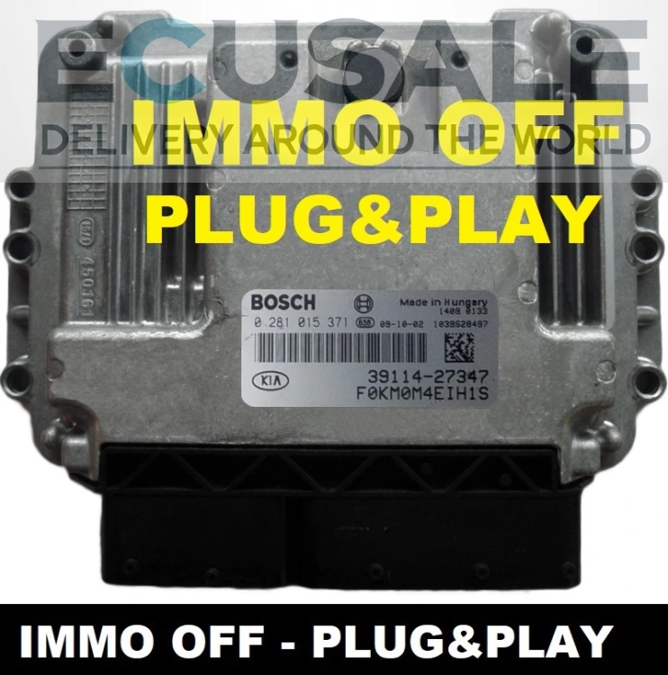 IMMO OFF Centralita de motor KIA SPORTAGE 2.0 CRDi 0281015371 3911427347