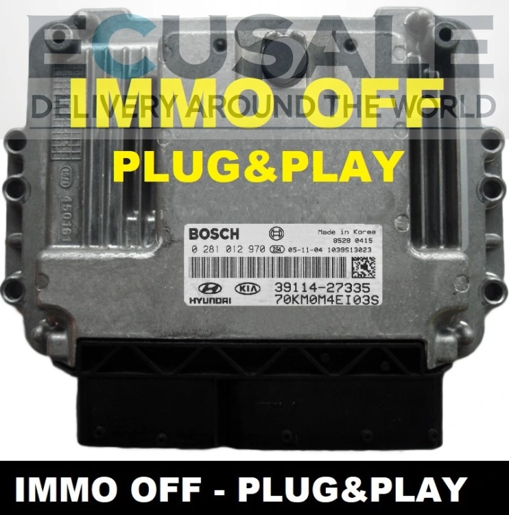 steuergerät Bosch EDC15C7 0281012970 39114-27335 KIA Sportage 2.0 CRDi IMMO OFF
