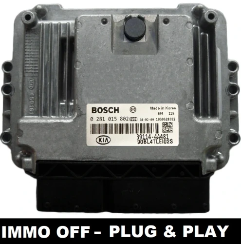 centralina motore Bosch EDC16C39 0281015802 39114-4A481 KIA Sorento 2.5 CRDi IMMO OFF