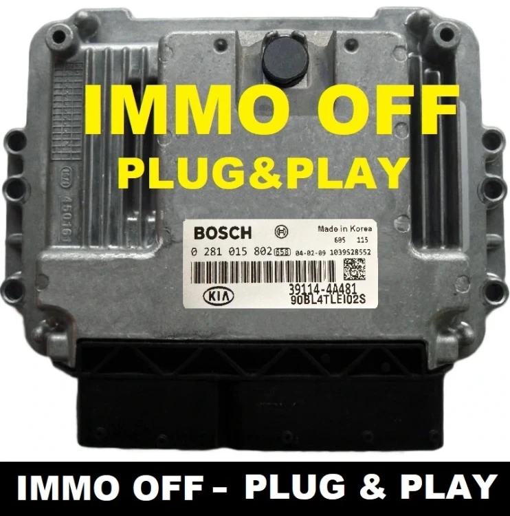 Centralina motore 0281015802 / 39114-4A481 KIA Sorento 2.5 CRDi D4CB – Plug and Play