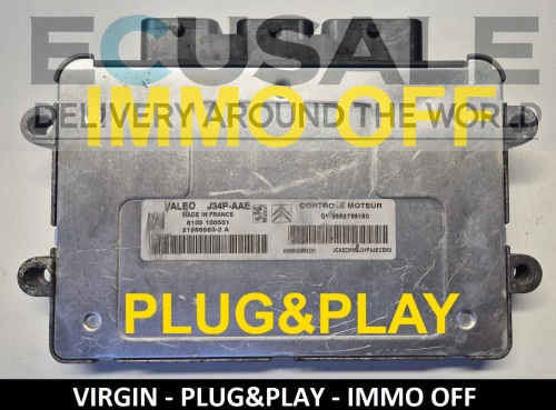Centralita de motor citroen SW9665799180 J34P 21583563-2A  IMMO OFF VIRGIN