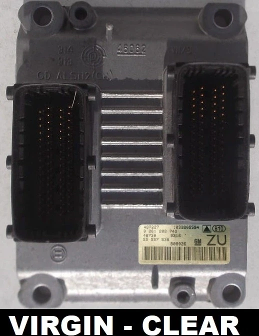 55557538 ZU 0261208743 centralina do motor Bosch Opel Signum / Vectra C 3.2 V6 gasolina Z32SE Virgin