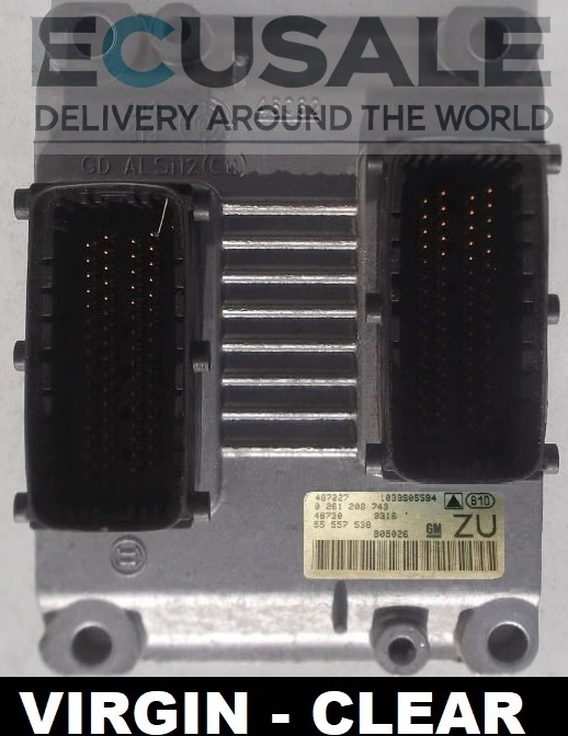 LIMPIA CENTRALITA DE MOTOR 0261208743 ZU 55557538 Opel Signum 3.2 V6 VIRGIN